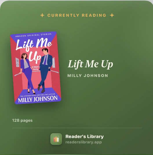 Reader's Library book share card